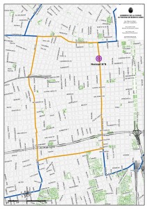 Plano del sector, Santos Discepolo y entorno